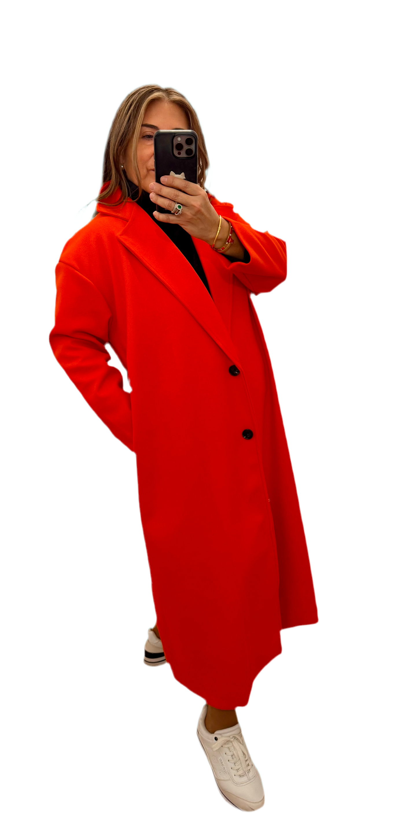 Abrigo Largo Naranja