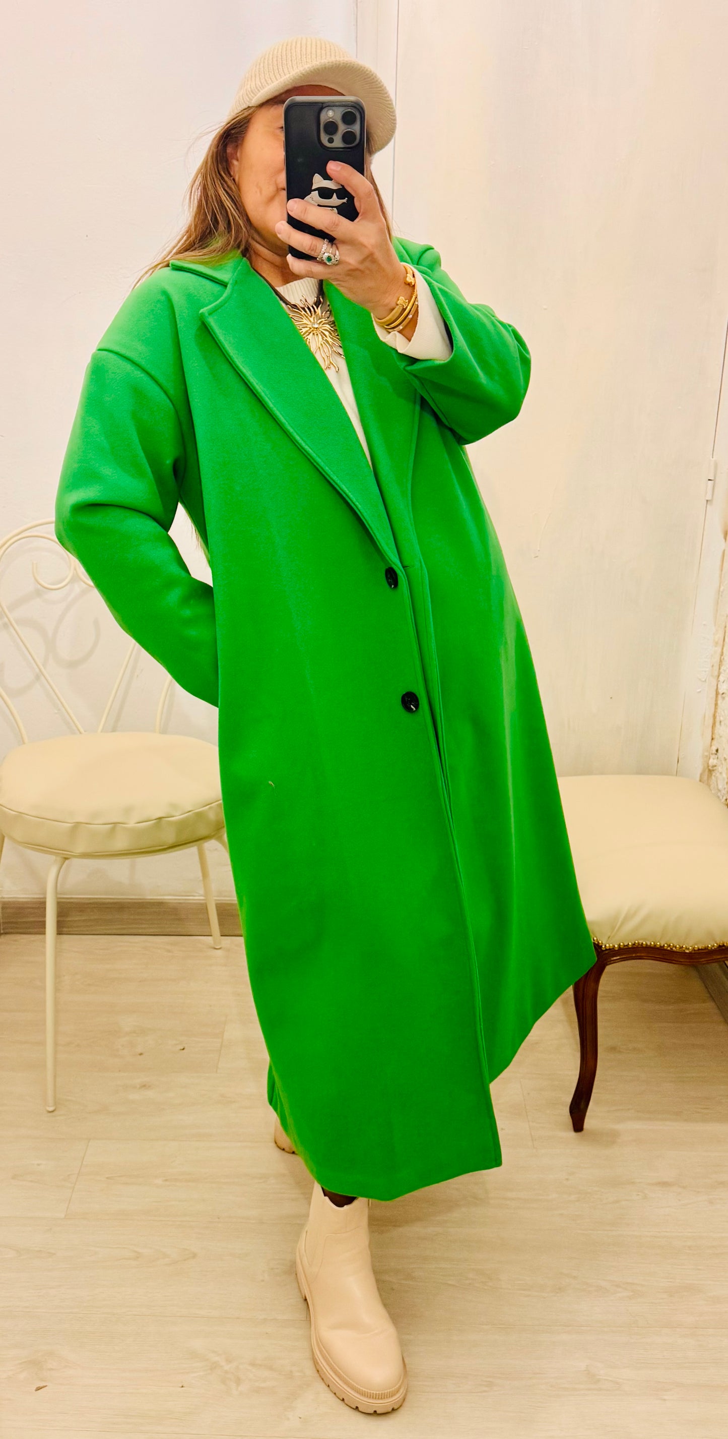 Abrigo Paño Verde