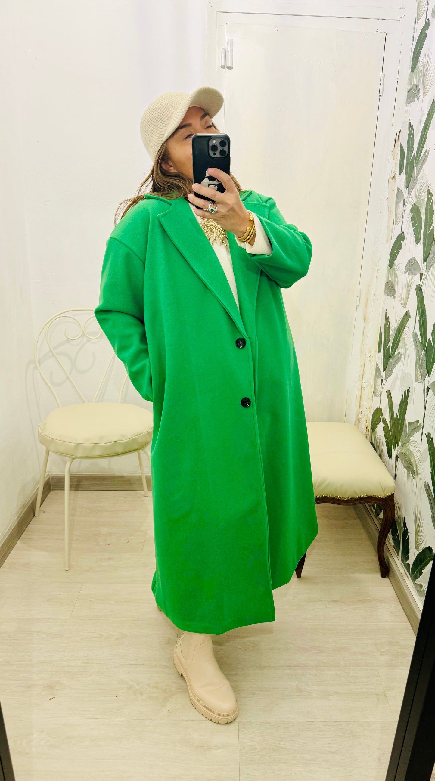 Abrigo Paño Verde
