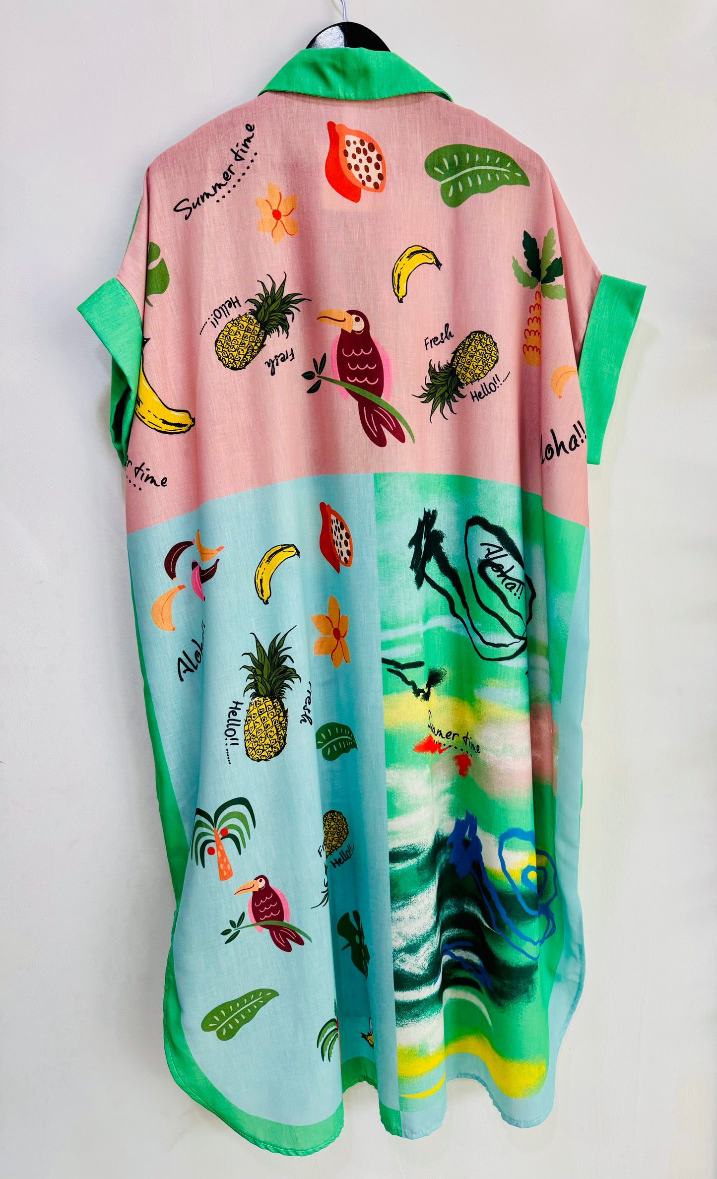 Vestido Camisero  Frutas