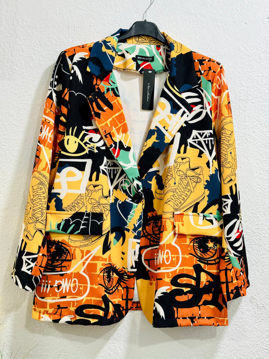 Blazer Estampado Orange