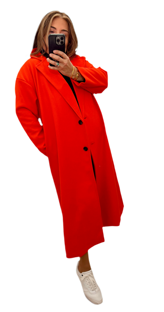 Abrigo Largo Naranja