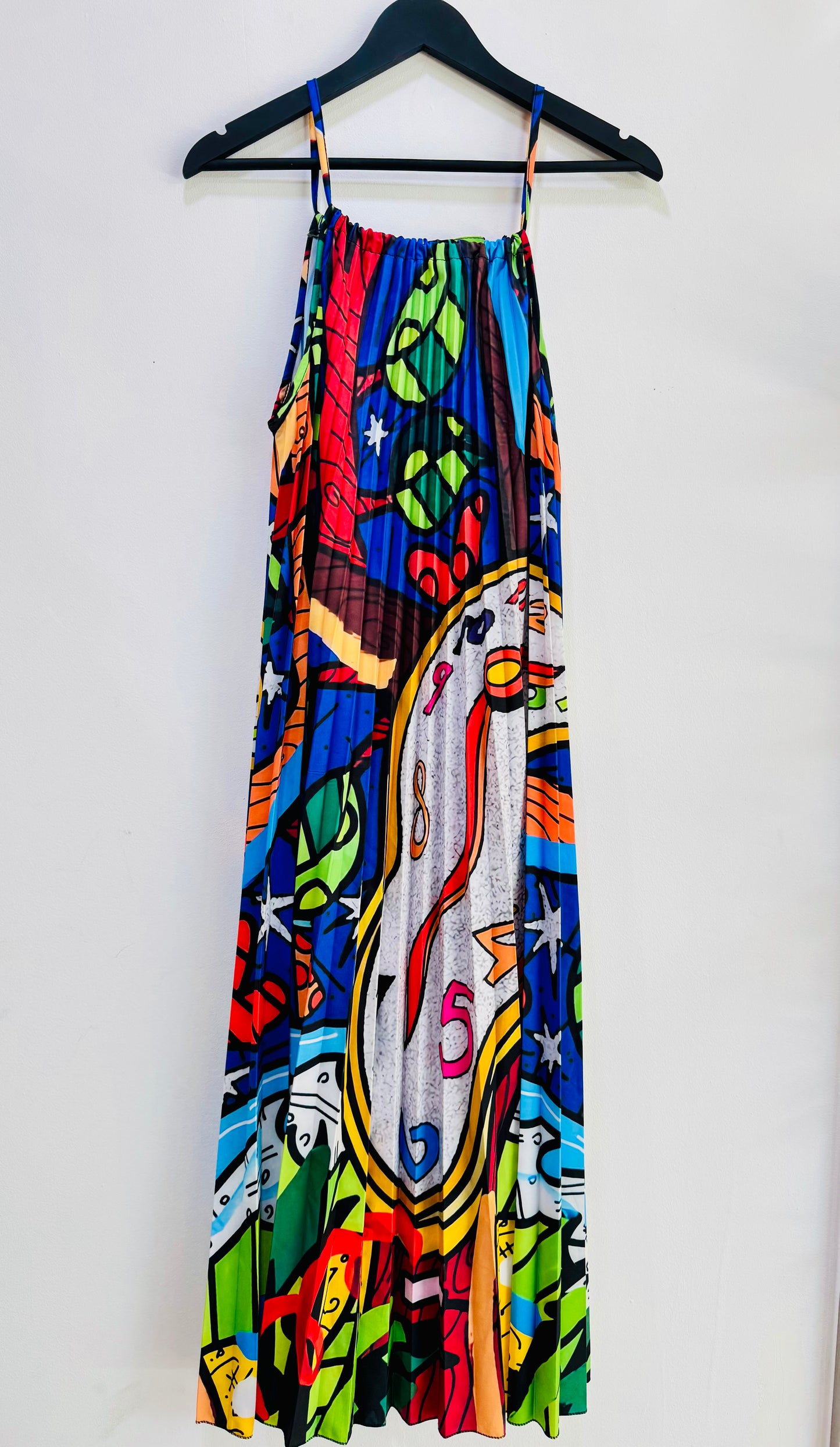 Vestido Tirante Adaptable Reloj Azul