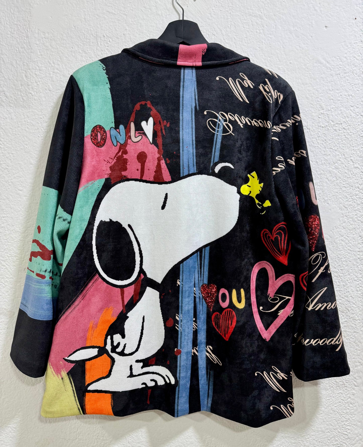 Blazer Paño Snoopy Color